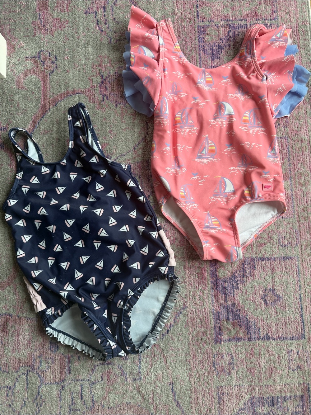 TWO bathing size 4t bathing suits